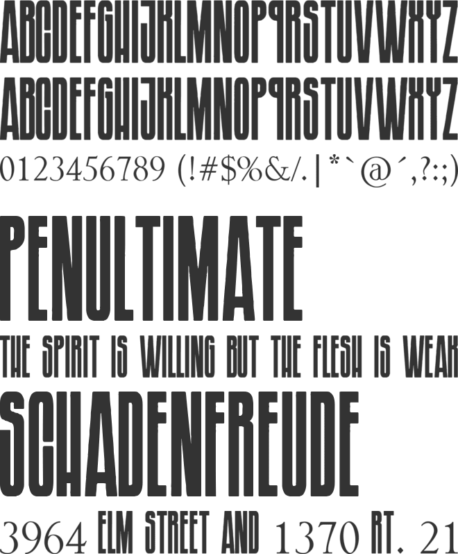 Soundgarnden Badmotorfont font preview