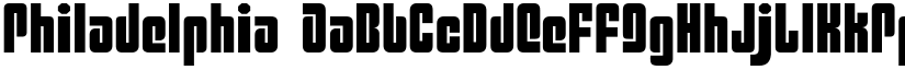 Philadelphia font