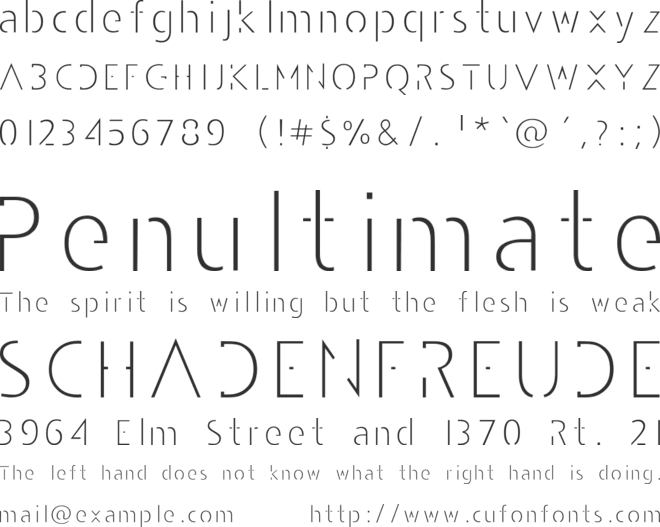 Andarilho Font font preview