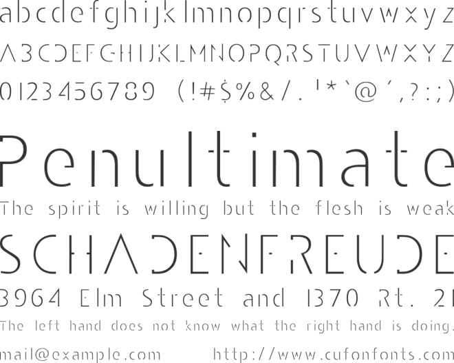 Andarilho Font font preview