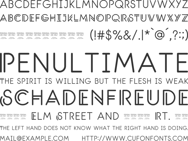 Santanelli-PERSONAL-USE-ONLY font preview