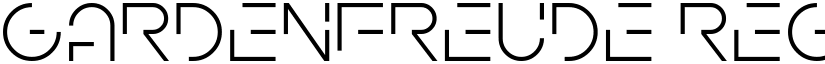 Gardenfreude Regular font