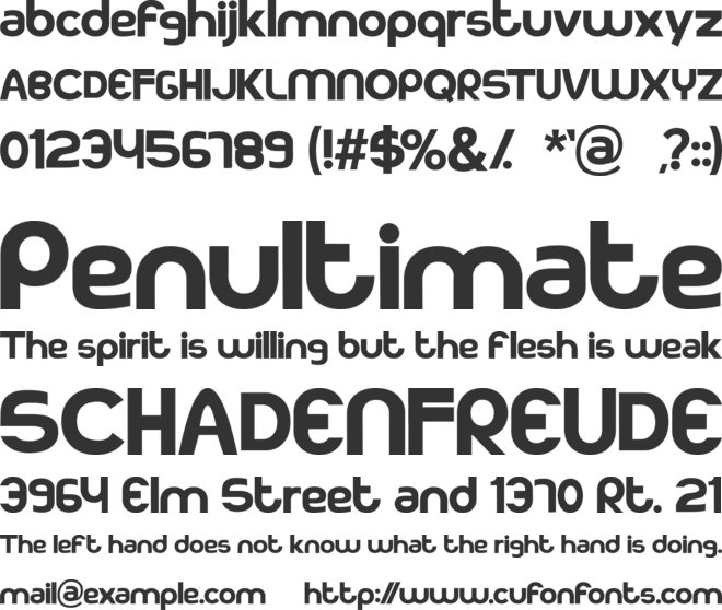 kodakku font preview