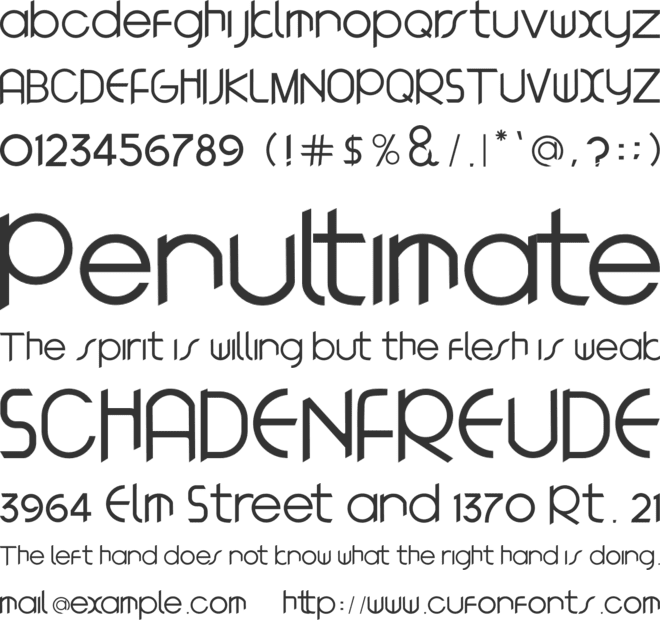 Auto Logo font preview