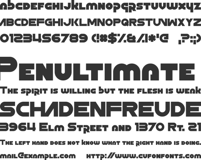 Zoon Hoot font preview