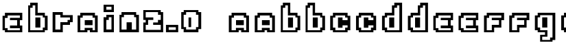 ebrain2.0 font