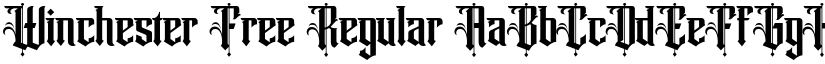 Winchester Free Regular font