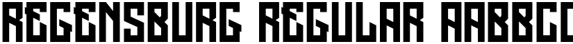 Regensburg Regular font