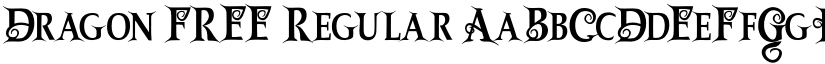 Dragon FREE Regular font