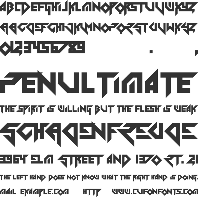 Tolerant font preview