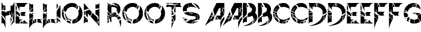 Hellion Roots font