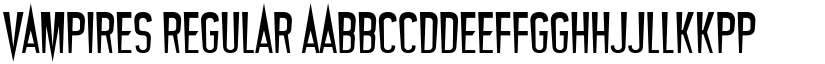 Vampires Regular font