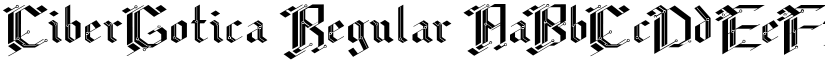 CiberGotica Regular font