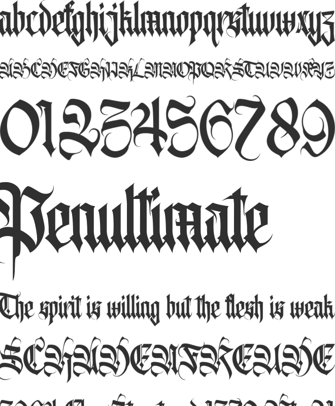 Avertequestra PERSONAL USE ONLY font preview