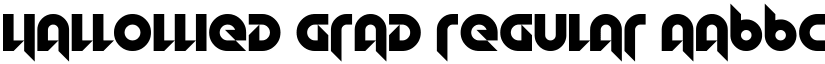 Hallowed Grad Regular font