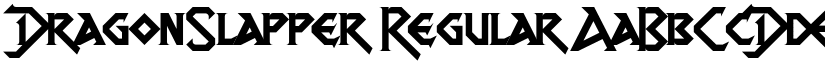 DragonSlapper Regular font