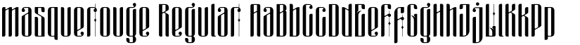 masquerouge Regular font