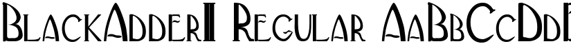 BlackAdderII Regular font