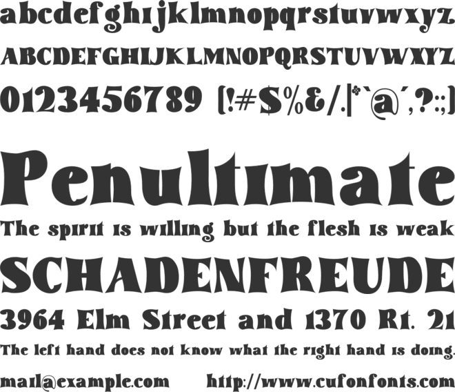 tommy font font preview