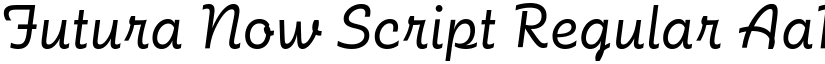 Futura Now Script font download
