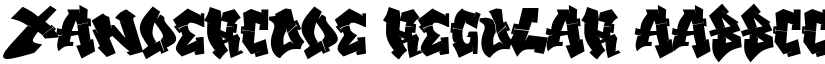 Xandercode Regular font