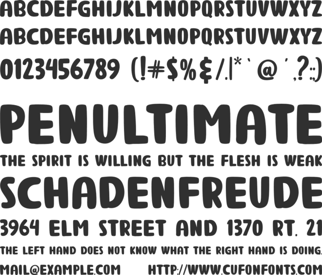 Pepper Sauce font preview