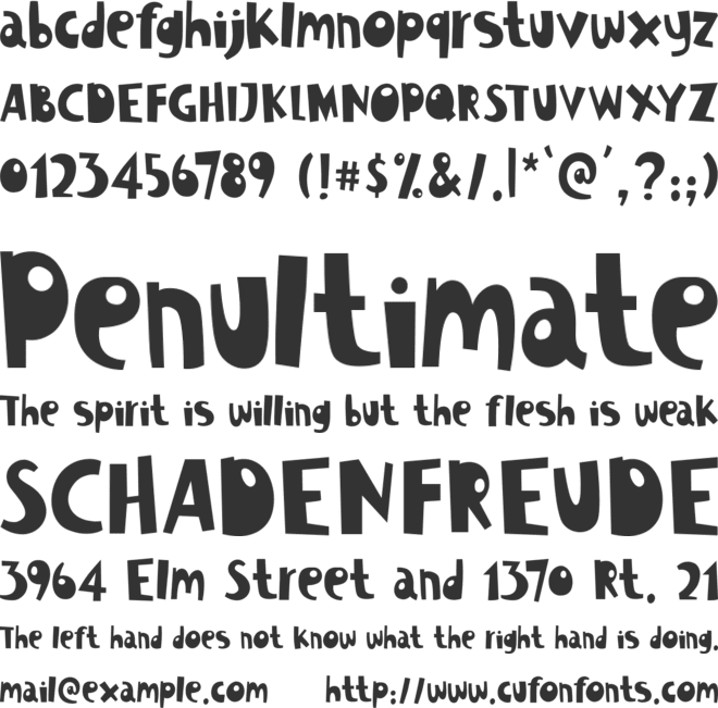 Green Tea font preview