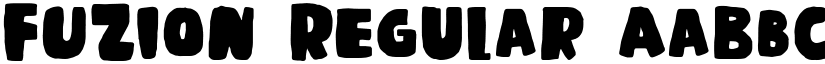 FUZION Regular font