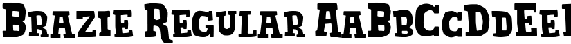 Brazie Regular font