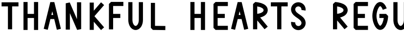 Thankful Hearts font download