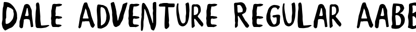 Dale Adventure Regular font