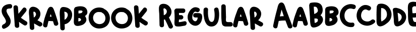 Skrapbook Regular font