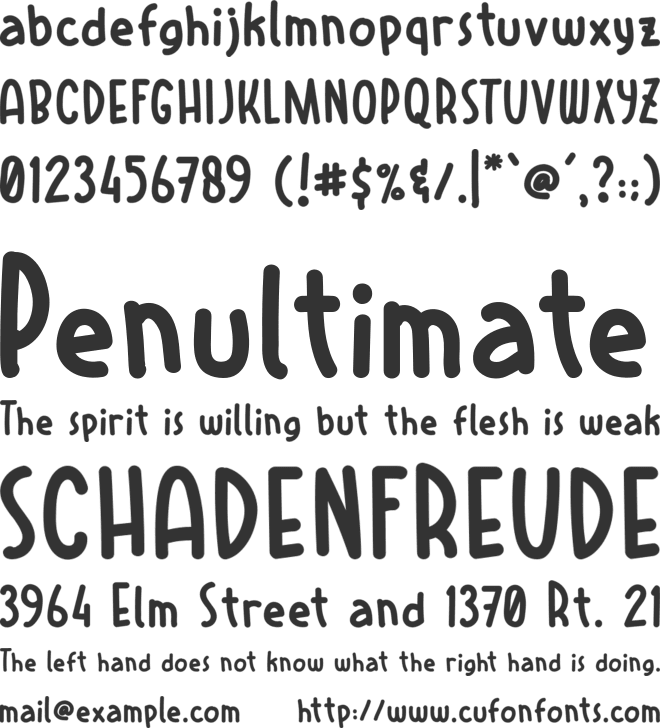 Lets Play font preview