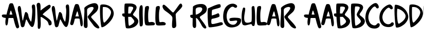 Awkward Billy Regular font