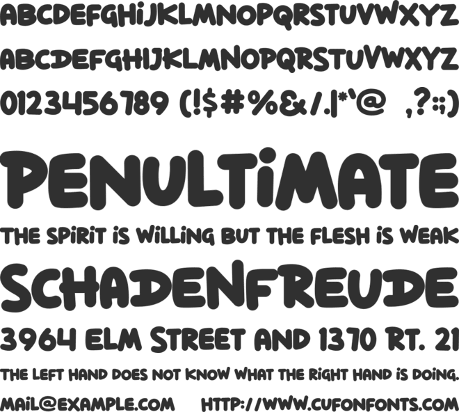 Dilo World font preview