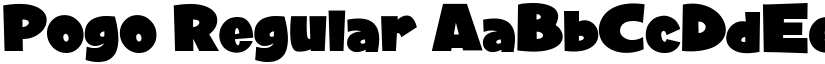 Pogo Regular font