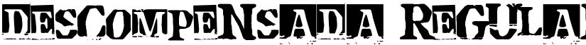 Descompensada Regular font