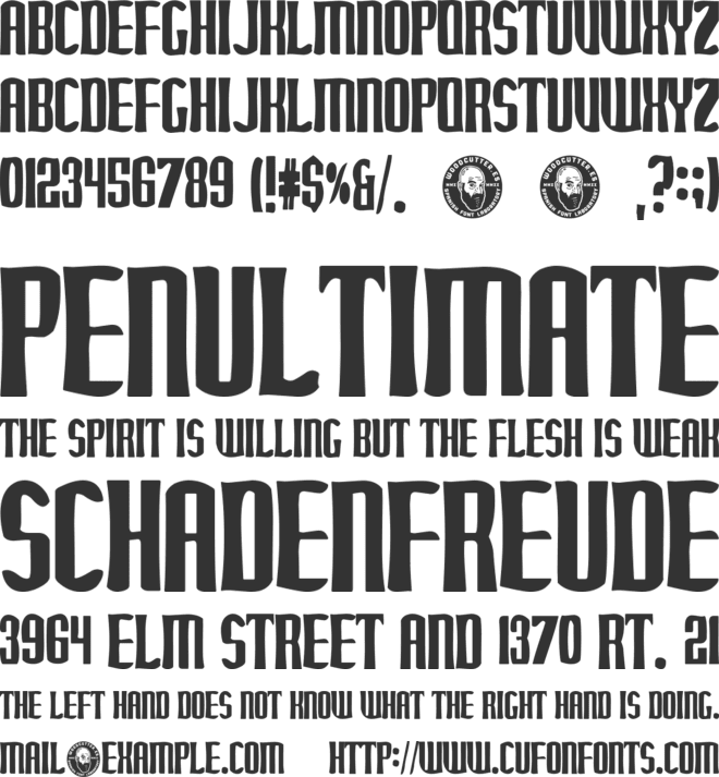 Rifle Casual font preview