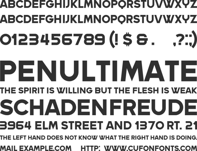 Steinberg font preview