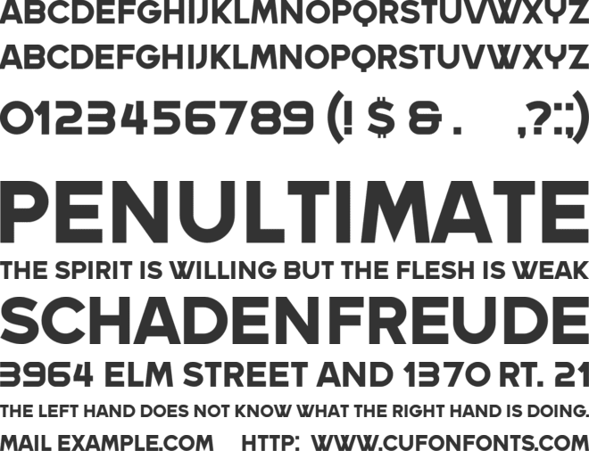 Steinberg font preview