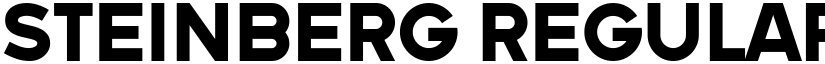 Steinberg Regular font