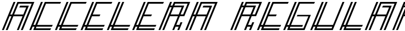 Accelera font download