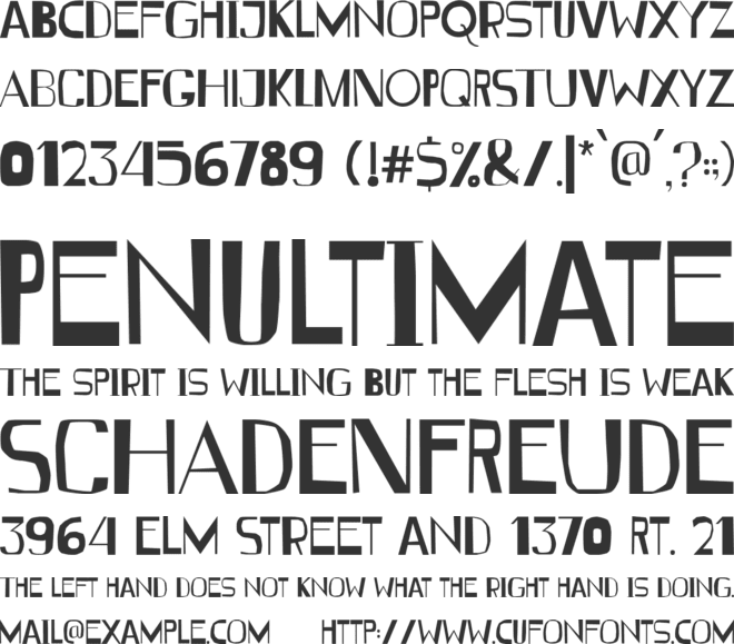 Vendendo font preview