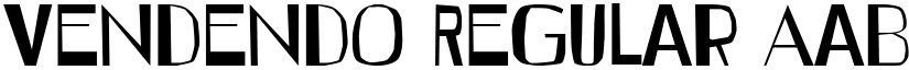 Vendendo Regular font