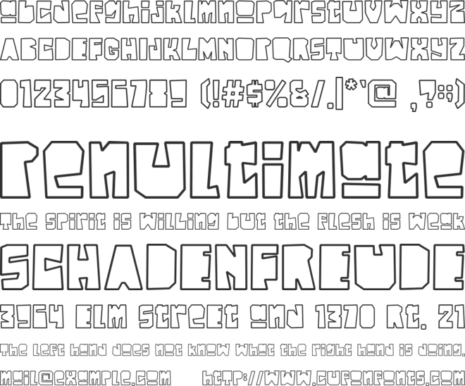Fruit Loose font preview
