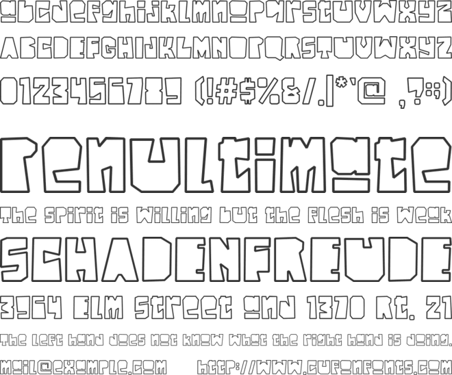 Fruit Loose font preview