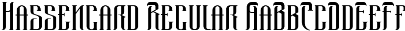 Hassengard font download
