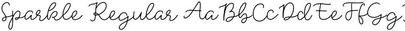 Sparkle Regular font