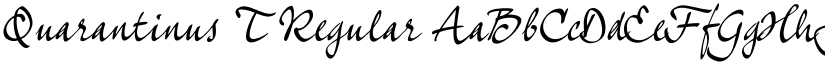 Quarantinus_T Regular font