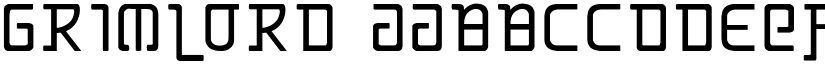 Grimlord font